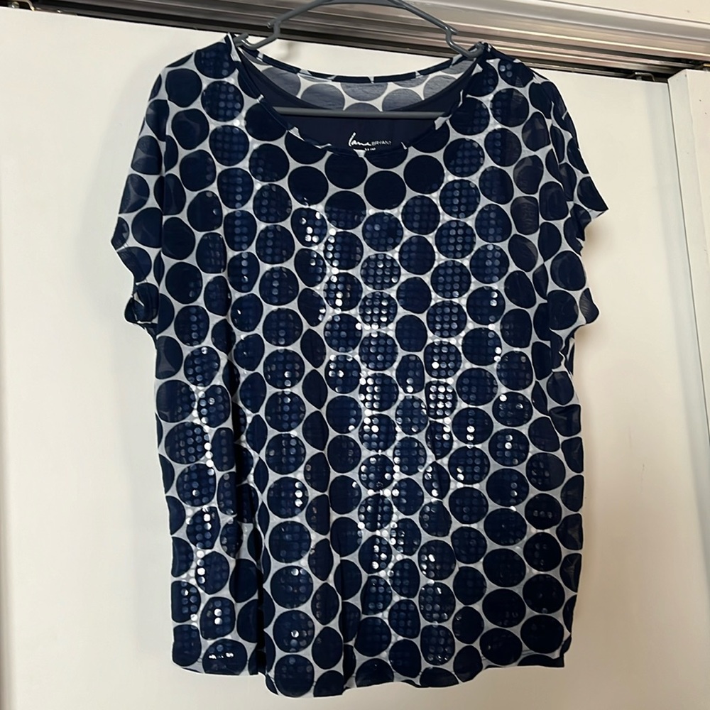 Circle Sequined Top